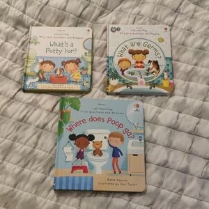 Usborne Lift the Flap Questions & Answers 3 Hardcover Board Illustrated Books